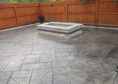 Outdoor Fire Pit & patio design